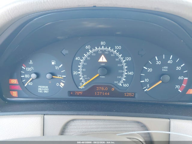 1998 Mercedes-benz E 320 მანქანა იყიდება აუქციონზე, vin: WDBJF65F1WA706172, აუქციონის ნომერი: 46155999