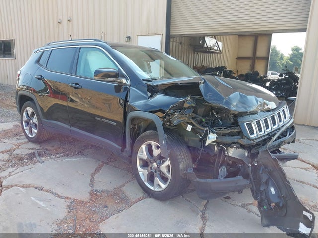 2018 Jeep Compass Limited Fwd მანქანა იყიდება აუქციონზე, vin: 3C4NJCCB2JT272426, აუქციონის ნომერი: 46156051