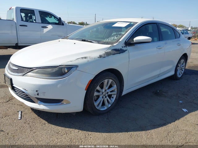 2015 Chrysler 200 Limited მანქანა იყიდება აუქციონზე, vin: 1C3CCCABXFN577821, აუქციონის ნომერი: 46156192