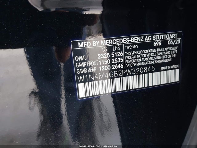 W1N4M4GB2PW320845 Mercedes-Benz GLB 250