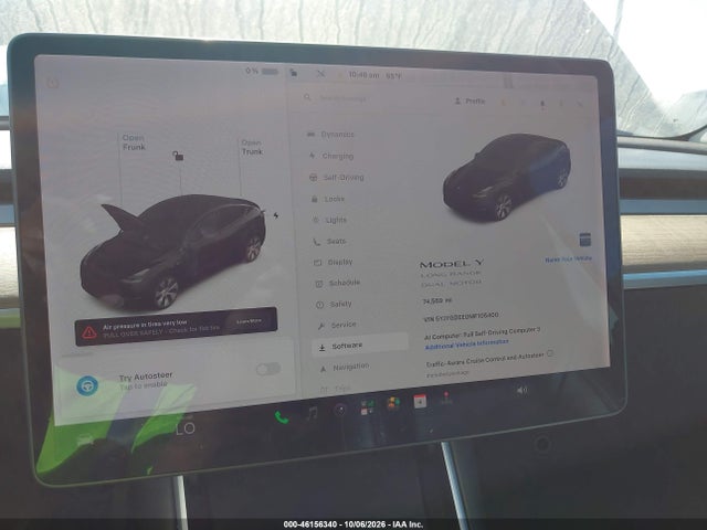 5YJYGDEE0MF105400 Tesla Model Y Long Range
