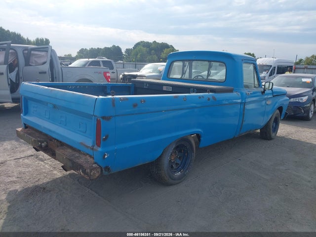 46156351 :رقم المزاد ، F100BK675694 vin ، 1965 Ford F-100 مزاد بيع