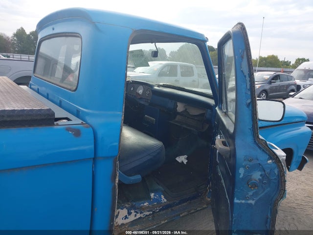 46156351 :رقم المزاد ، F100BK675694 vin ، 1965 Ford F-100 مزاد بيع