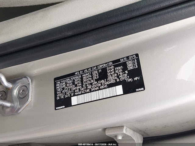 Aukcja sprzedaży 2016 Volvo Xc90 T6 Inscription, vin: YV4A22PL7G1019429, numer aukcji: 46156414