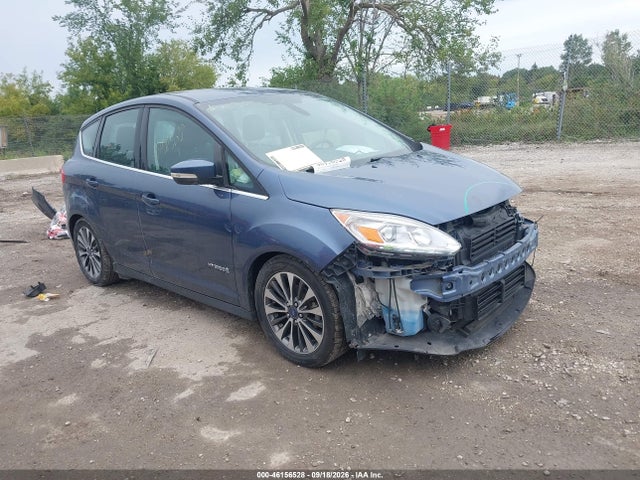 2018 Ford C-max Hybrid Titanium მანქანა იყიდება აუქციონზე, vin: 1FADP5DU7JL101291, აუქციონის ნომერი: 46156528