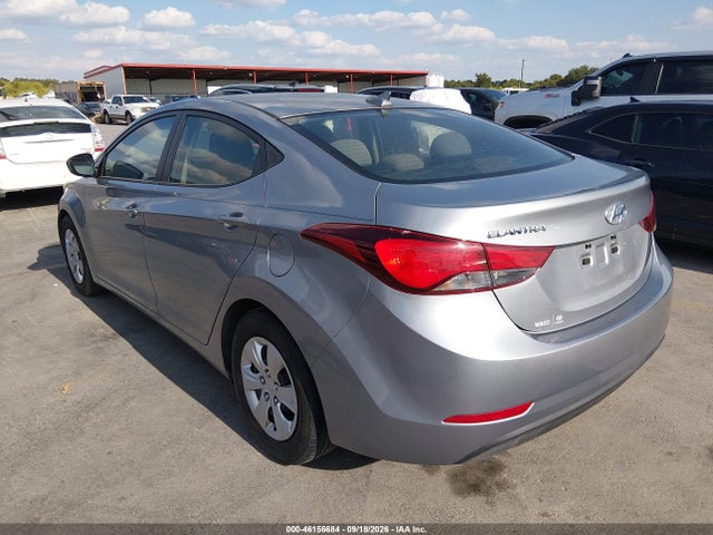 Aukcja sprzedaży 2016 Hyundai Elantra Se, vin: 5NPDH4AE0GH717961, numer aukcji: 46156684