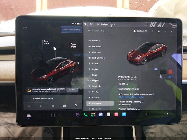 Tesla Model 3 Long Range/mid Range 2018 5YJ3E1EA1JF019228 Image 7