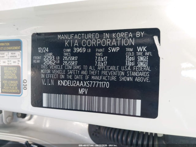 KIA SELTOS S 2025 KNDEU2AAXS7771170 Image 9