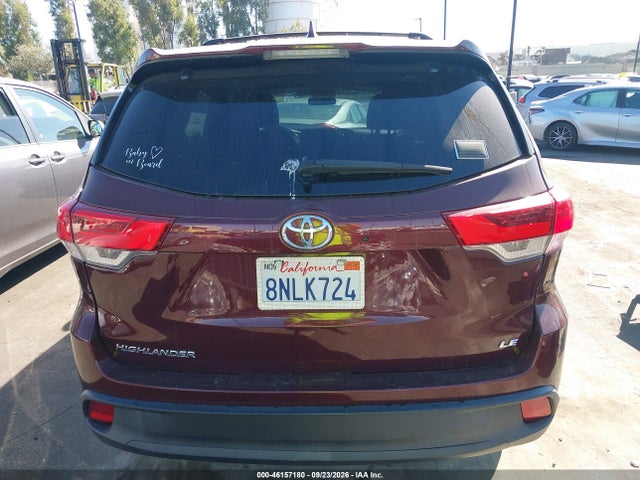 Toyota Highlander Le Plus 2019 5TDZZRFH8KS362866 Image 17
