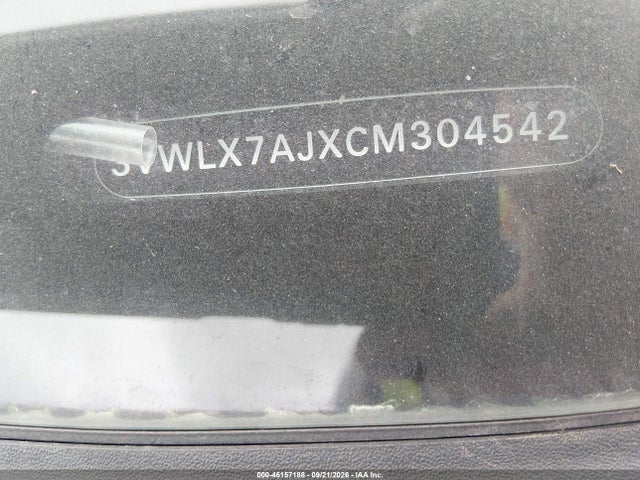 2012 Volkswagen Jetta 2.5l Sel მანქანა იყიდება აუქციონზე, vin: 3VWLX7AJXCM304542, აუქციონის ნომერი: 46157188