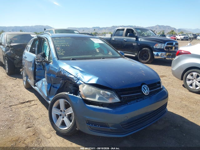2015 Volkswagen Golf Sportwagen Tdi S 4-door მანქანა იყიდება აუქციონზე, vin: 3VWCA7AU0FM516673, აუქციონის ნომერი: 46157411