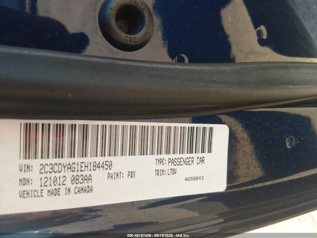 Aukcja sprzedaży 2014 Dodge Challenger Sxt, vin: 2C3CDYAG1EH184450, numer aukcji: 46157436