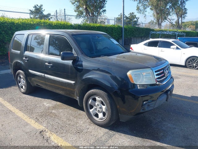 46157452 :رقم المزاد ، 5FNYF3H25DB038047 vin ، 2013 Honda Pilot Lx مزاد بيع