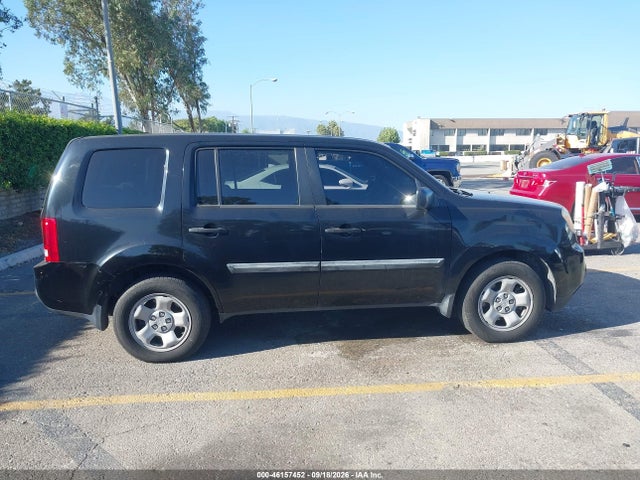 2013 Honda Pilot Lx მანქანა იყიდება აუქციონზე, vin: 5FNYF3H25DB038047, აუქციონის ნომერი: 46157452