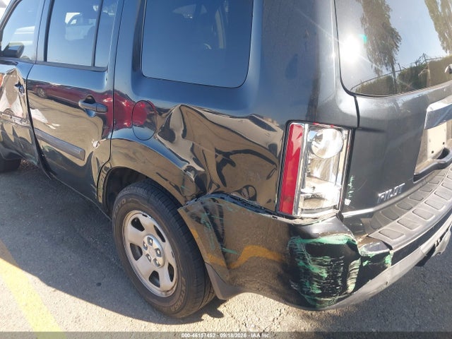2013 Honda Pilot Lx მანქანა იყიდება აუქციონზე, vin: 5FNYF3H25DB038047, აუქციონის ნომერი: 46157452