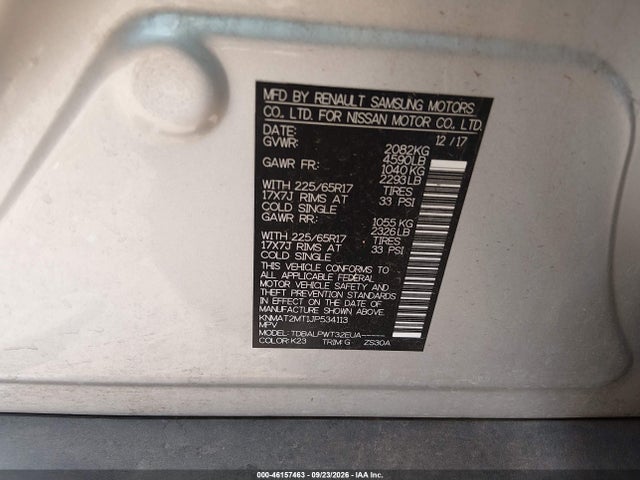 Nissan ROGUE S 2018 KNMAT2MT1JP534113 Image 9