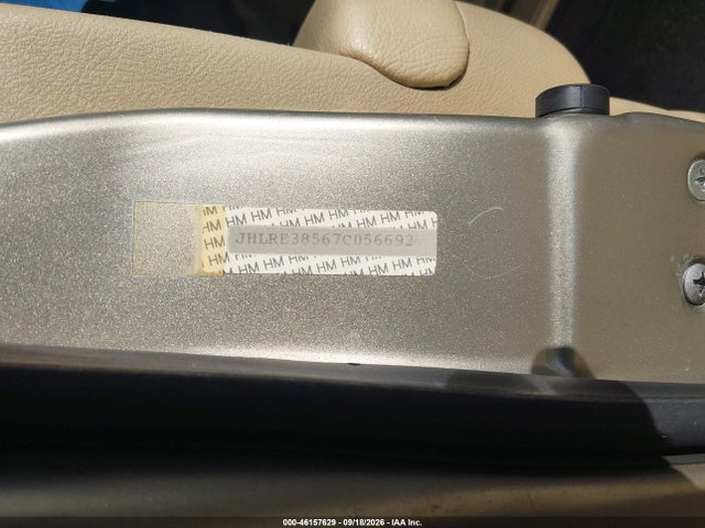 2007 Honda Cr-v Ex მანქანა იყიდება აუქციონზე, vin: JHLRE38567C056692, აუქციონის ნომერი: 46157629