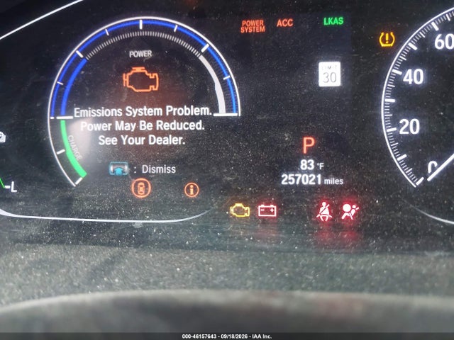 2019 Honda Insight Ex მანქანა იყიდება აუქციონზე, vin: 19XZE4F53KE008008, აუქციონის ნომერი: 46157643
