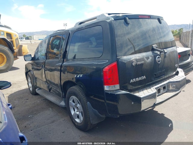 2006 Nissan Armada Se მანქანა იყიდება აუქციონზე, vin: 5N1AA08A46N729995, აუქციონის ნომერი: 46157659