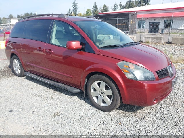 2004 Nissan Quest 3.5 Se მანქანა იყიდება აუქციონზე, vin: 5N1BV28U84N332494, აუქციონის ნომერი: 46157858