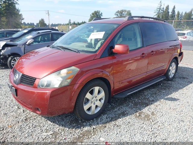 2004 Nissan Quest 3.5 Se მანქანა იყიდება აუქციონზე, vin: 5N1BV28U84N332494, აუქციონის ნომერი: 46157858