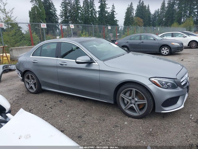 46157892 :رقم المزاد ، 55SWF4KB4FU062881 vin ، 2015 Mercedes-benz C 300 Sport 4matic مزاد بيع