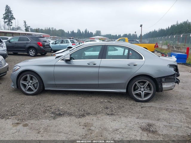 46157892 :رقم المزاد ، 55SWF4KB4FU062881 vin ، 2015 Mercedes-benz C 300 Sport 4matic مزاد بيع