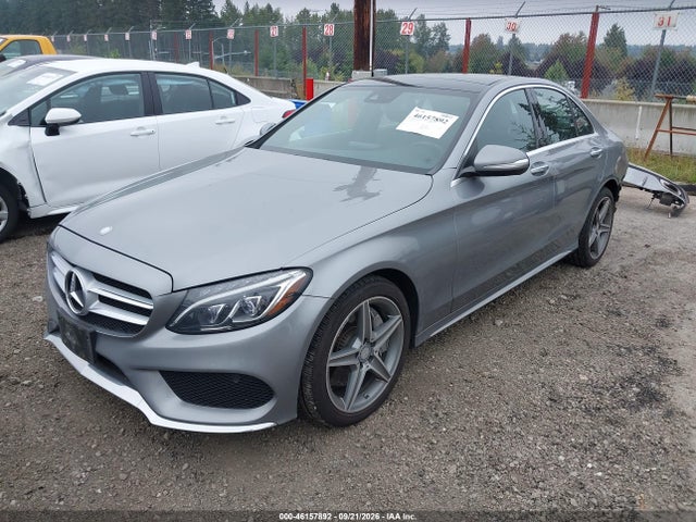 46157892 :رقم المزاد ، 55SWF4KB4FU062881 vin ، 2015 Mercedes-benz C 300 Sport 4matic مزاد بيع