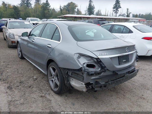 46157892 :رقم المزاد ، 55SWF4KB4FU062881 vin ، 2015 Mercedes-benz C 300 Sport 4matic مزاد بيع