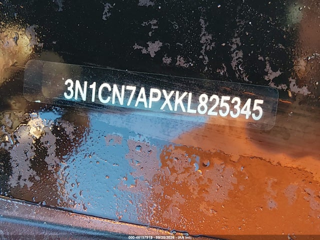 46157919 :رقم المزاد ، 3N1CN7APXKL825345 vin ، 2019 Nissan Versa 1.6 Sv مزاد بيع