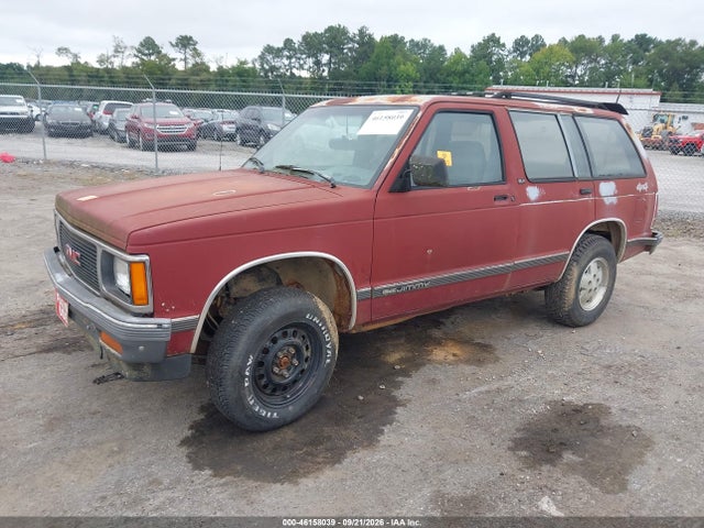 46158039 :رقم المزاد ، 1GKDT13Z4M2531161 vin ، 1991 Gmc S15 Jimmy مزاد بيع