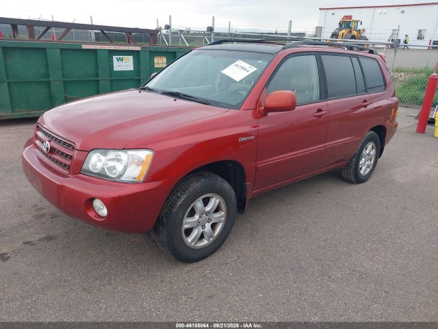 Aukcja sprzedaży 2003 Toyota Highlander Limited V6, vin: JTEHF21A330123540, numer aukcji: 46158064