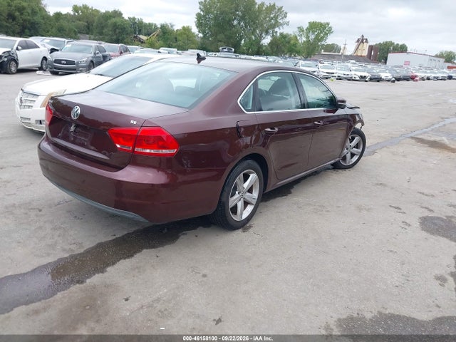 46158100 :رقم المزاد ، 1VWBH7A37DC016667 vin ، 2013 Volkswagen Passat 2.5l Se مزاد بيع
