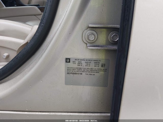 46158158 :رقم المزاد ، 2G61P5S39D9161188 vin ، 2013 Cadillac Xts Luxury مزاد بيع