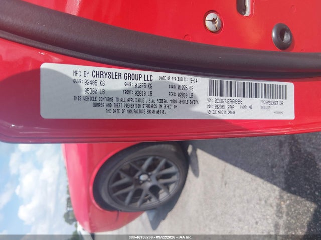 Продаж на аукціоні авто 2015 Dodge Challenger R/t Scat Pack, vin: 2C3CDZFJ2FH709995, номер лоту: 46158268