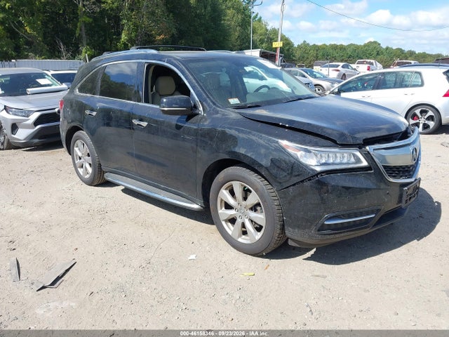 2014 Acura Mdx Advance Pkg W/entertainment Pkg მანქანა იყიდება აუქციონზე, vin: 5FRYD4H84EB034538, აუქციონის ნომერი: 46158346