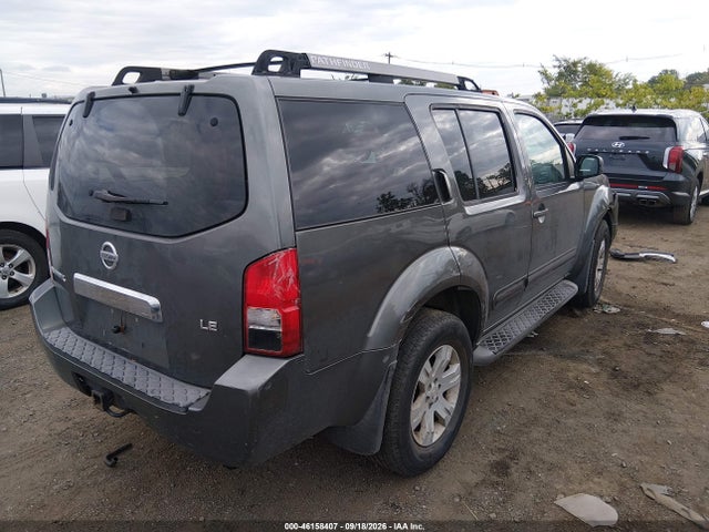 46158407 :رقم المزاد ، 5N1AR18W95C773396 vin ، 2005 Nissan Pathfinder Le مزاد بيع