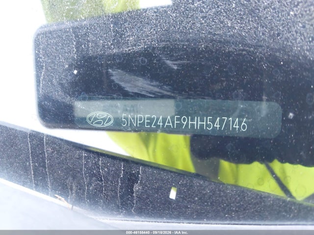 5NPE24AF9HH547146 Hyundai SONATA SE