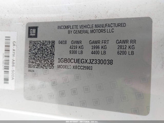Продаж на аукціоні авто 2018 Chevrolet Silverado 2500hd Wt, vin: 1GB0CUEGXJZ330038, номер лоту: 46158457