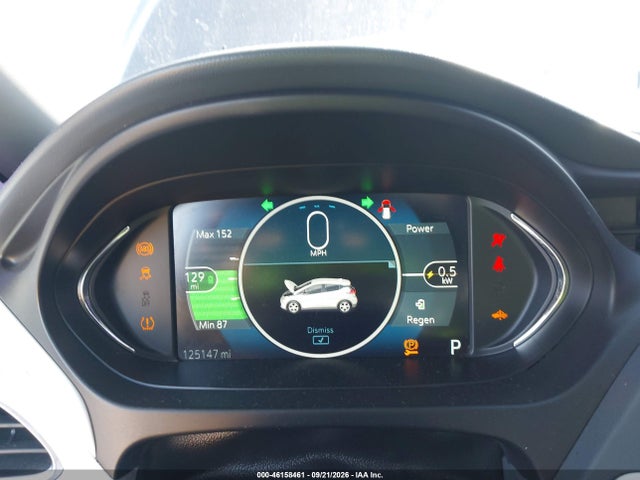 46158461 :رقم المزاد ، 1G1FW6S09H4160318 vin ، 2017 Chevrolet Bolt Ev Lt مزاد بيع