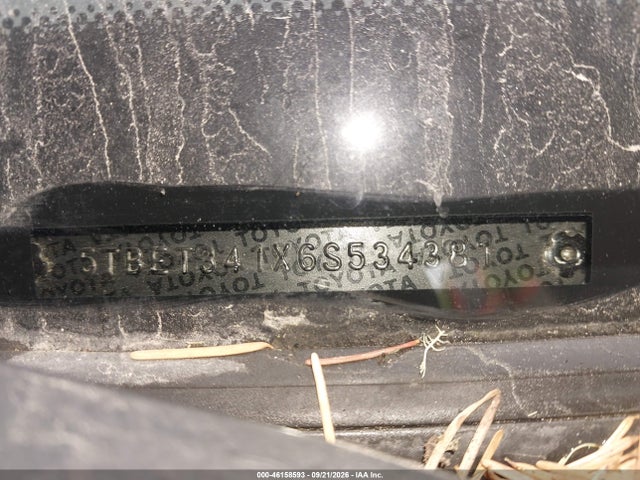 2006 Toyota Tundra Sr5 V8 მანქანა იყიდება აუქციონზე, vin: 5TBET341X6S534381, აუქციონის ნომერი: 46158593