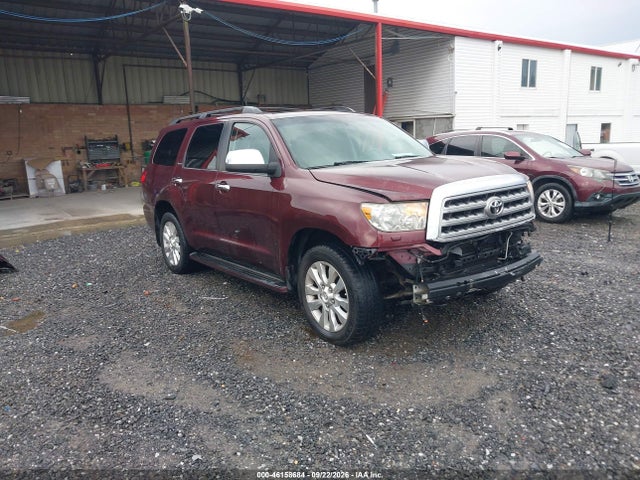 2008 Toyota Sequoia Platinum 5.7l V8 მანქანა იყიდება აუქციონზე, vin: 5TDBY67A78S000203, აუქციონის ნომერი: 46158684