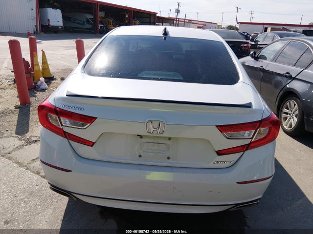 46158742 :رقم المزاد ، 1HGCV1F39NA063896 vin ، 2022 Honda Accord Sport مزاد بيع