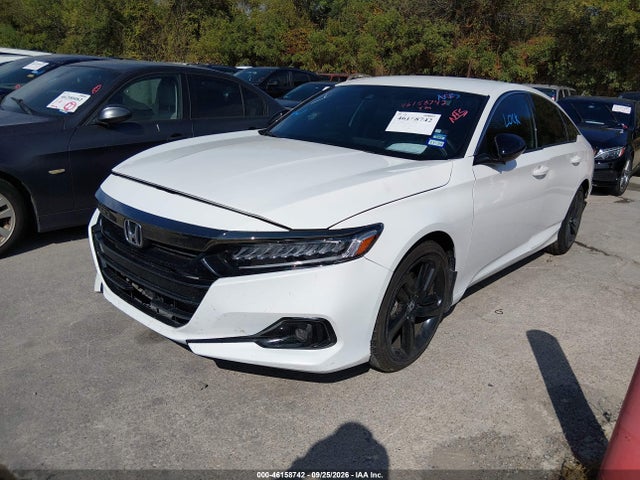 46158742 :رقم المزاد ، 1HGCV1F39NA063896 vin ، 2022 Honda Accord Sport مزاد بيع