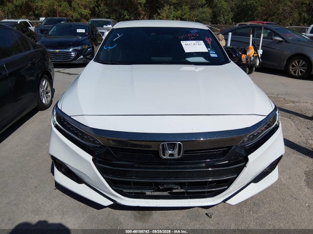 46158742 :رقم المزاد ، 1HGCV1F39NA063896 vin ، 2022 Honda Accord Sport مزاد بيع