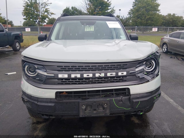 2022 Ford Bronco Sport Badlands მანქანა იყიდება აუქციონზე, vin: 3FMCR9D90NRE22675, აუქციონის ნომერი: 46159018