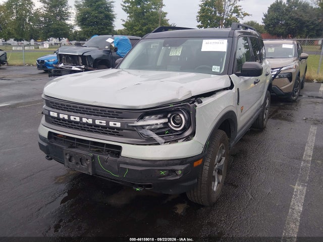 2022 Ford Bronco Sport Badlands მანქანა იყიდება აუქციონზე, vin: 3FMCR9D90NRE22675, აუქციონის ნომერი: 46159018