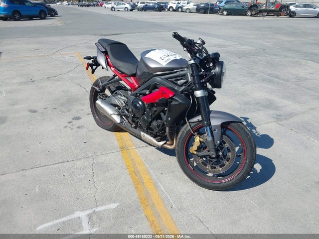 Продаж на аукціоні авто 2015 Triumph Motorcycle Street Triple R, vin: SMTL03NE9FT709375, номер лоту: 46159232