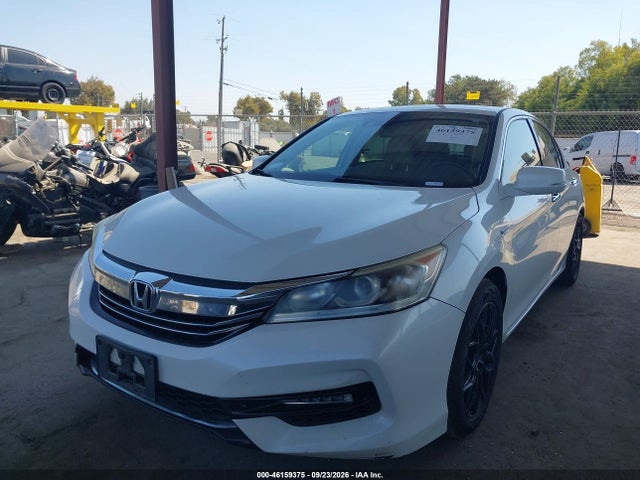 2017 Honda Accord Hybrid Ex-l მანქანა იყიდება აუქციონზე, vin: JHMCR6F58HC022460, აუქციონის ნომერი: 46159375