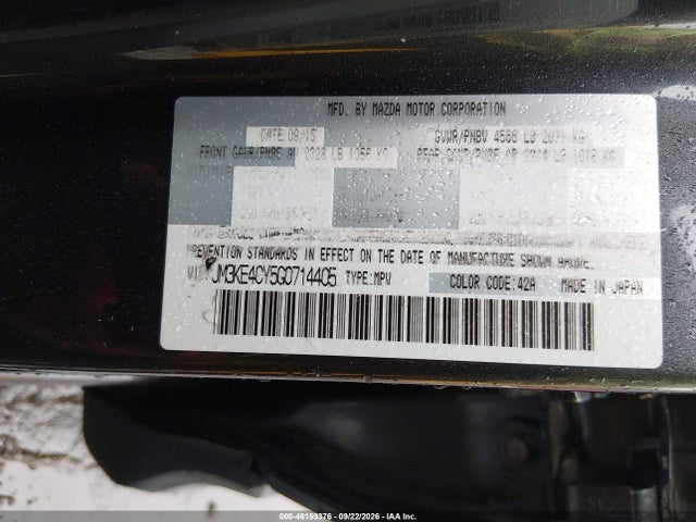 Auction sale of the 2016 Mazda Cx-5 Touring, vin: JM3KE4CY5G0714405, lot number: 46159376